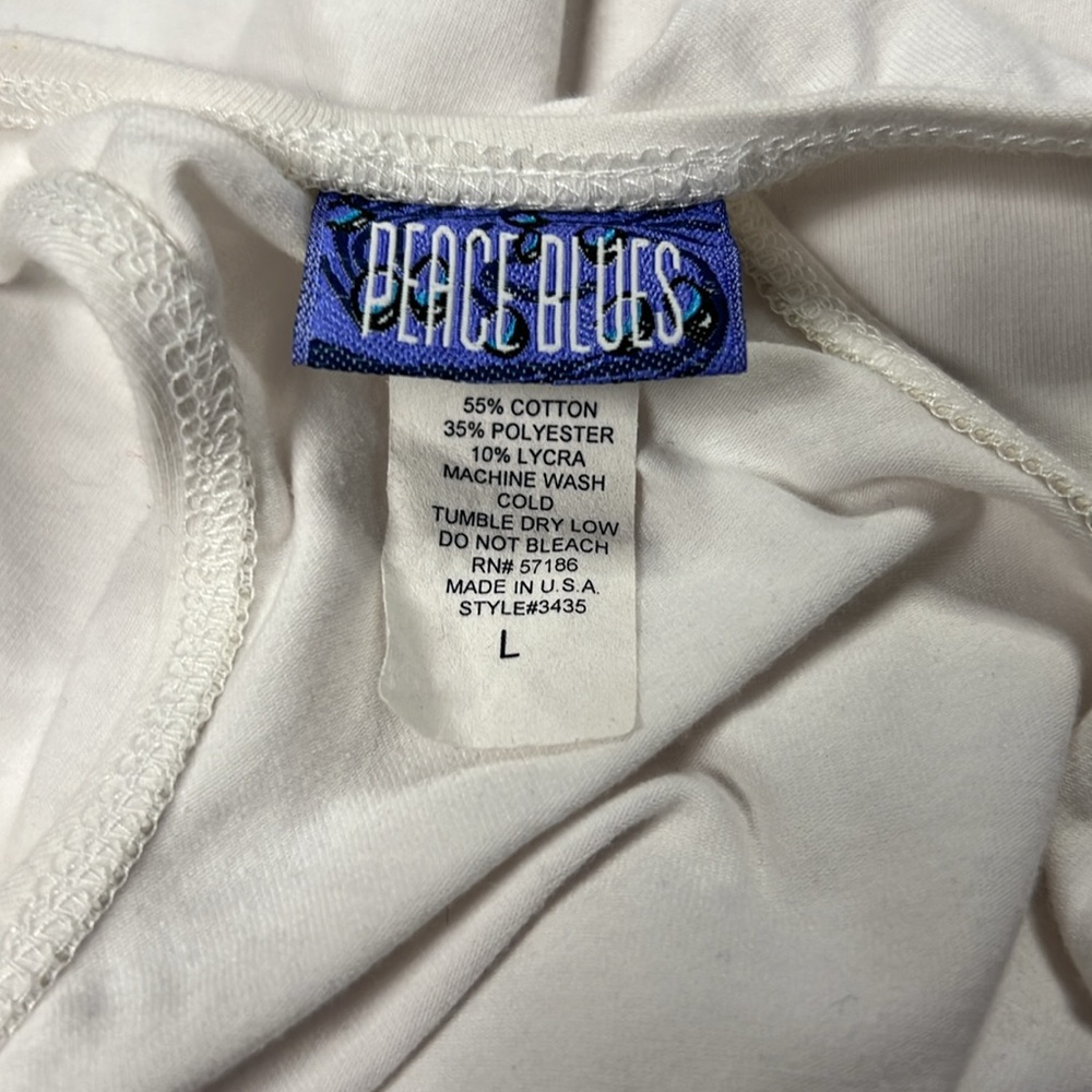 Waist-Cropped Sporty Racerback Bra Tank L NWOT - Picture 8 of 9